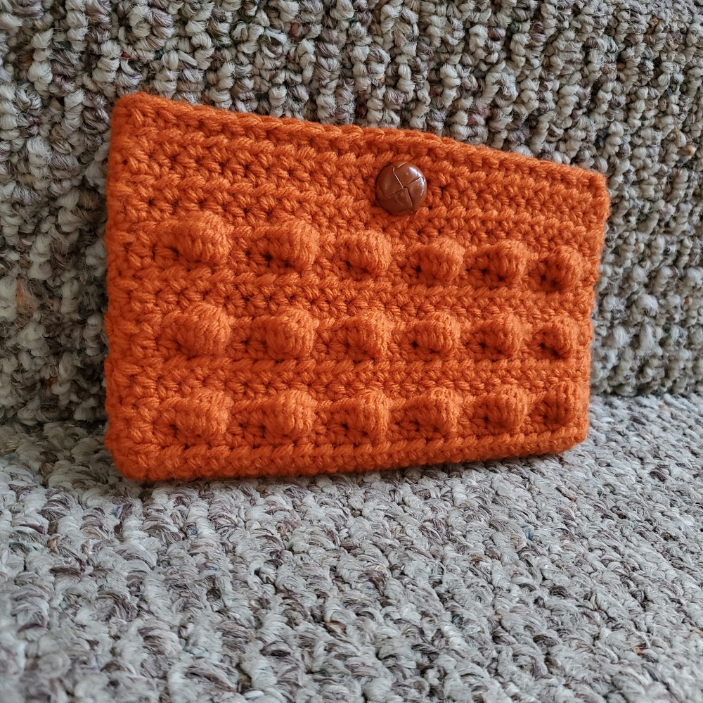 🛍 SOLD! Pumpkin Puffs Crocheted Bag - Picture 3 of 7
